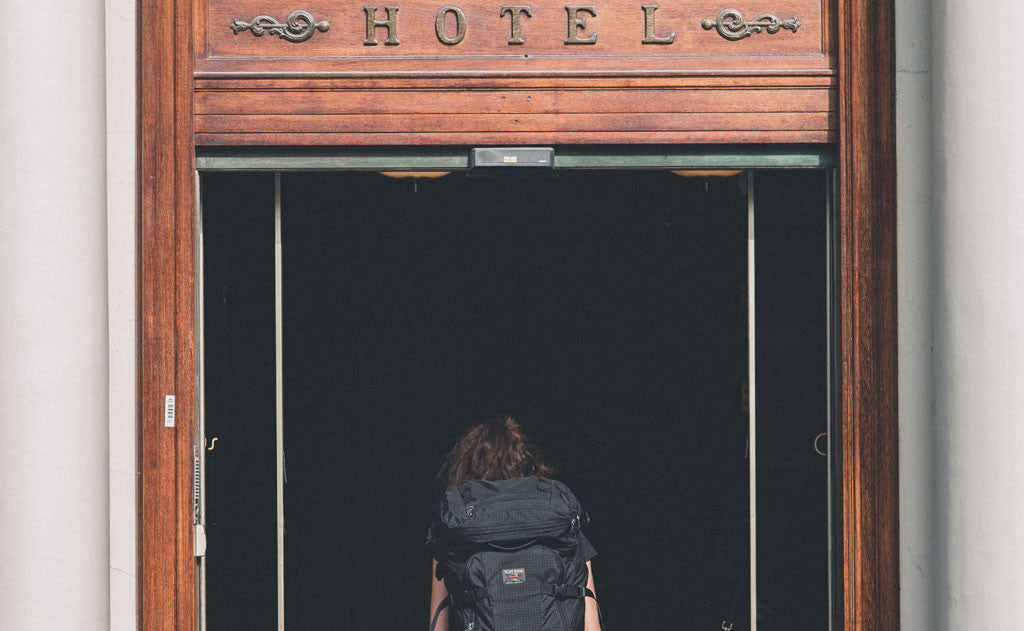 visible lifestyle ^^ A person wearing the Hero's Journey Pack.