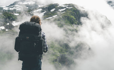 lifestyle visible ^^ A person looking at a Vista wearing the Hero's Journey with the Hero's Journey Pockets.