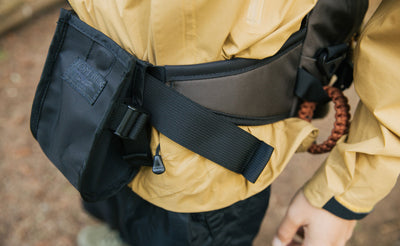 lifestyle visible^^Padded Hip Belt Buckle snapped shut, via the magnet!