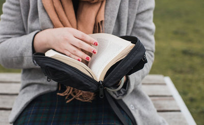 lifestyle  ^^ A person reading a book stored in their HLT2