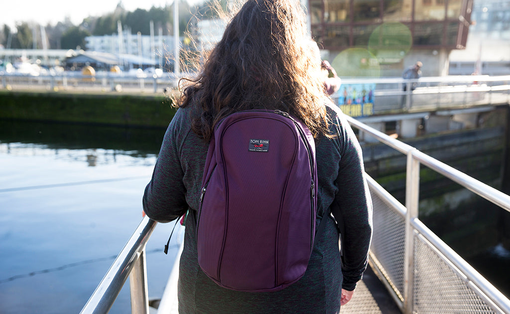 lifestyle visible^^A person on a gangplank carrying the Luminary 15.