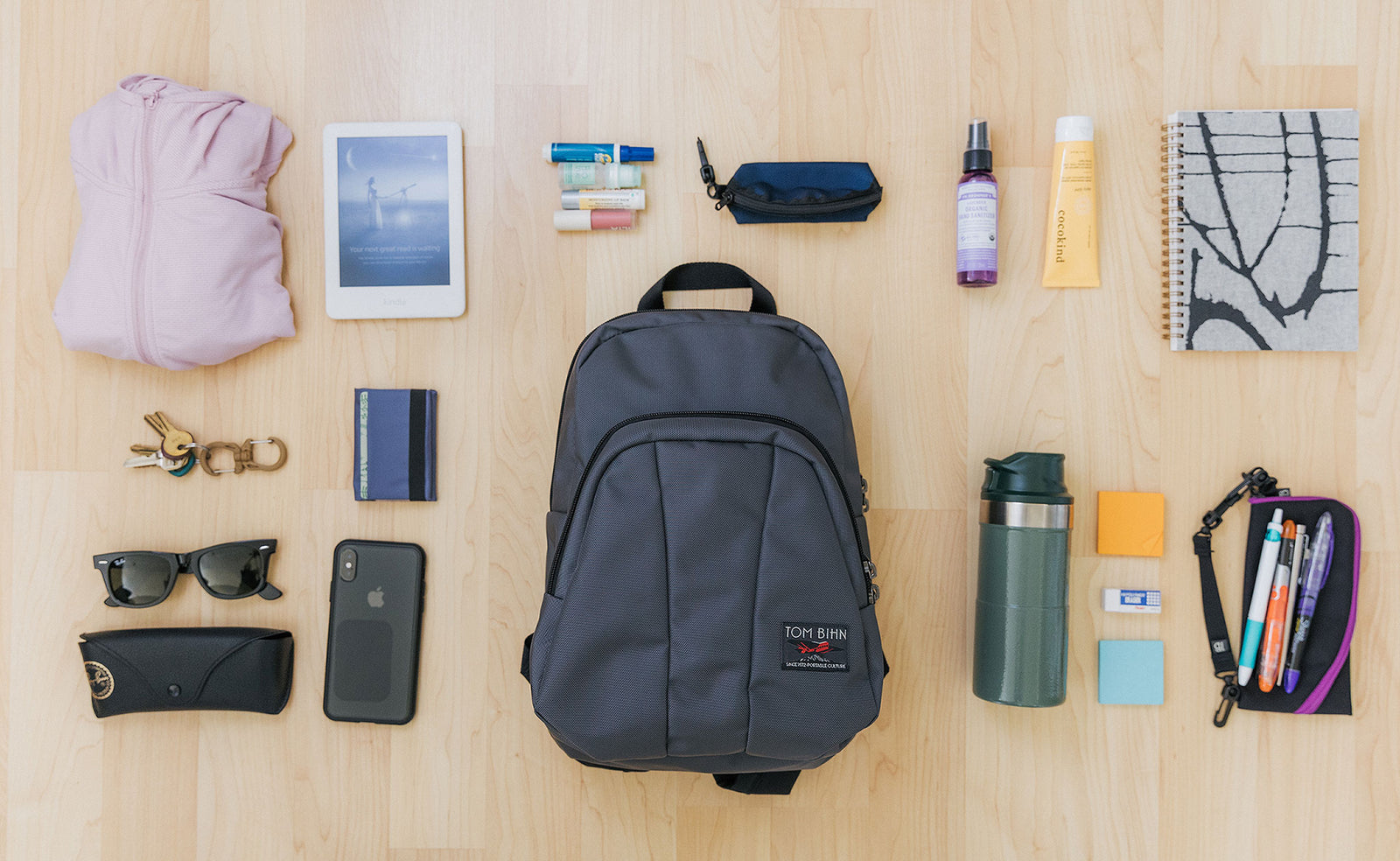 best travel backpack tom bihn TOM BIHN Paradigm, Small Backpack with 3D pocket, 9.4L, 9.8"x12.8"x 7.7"