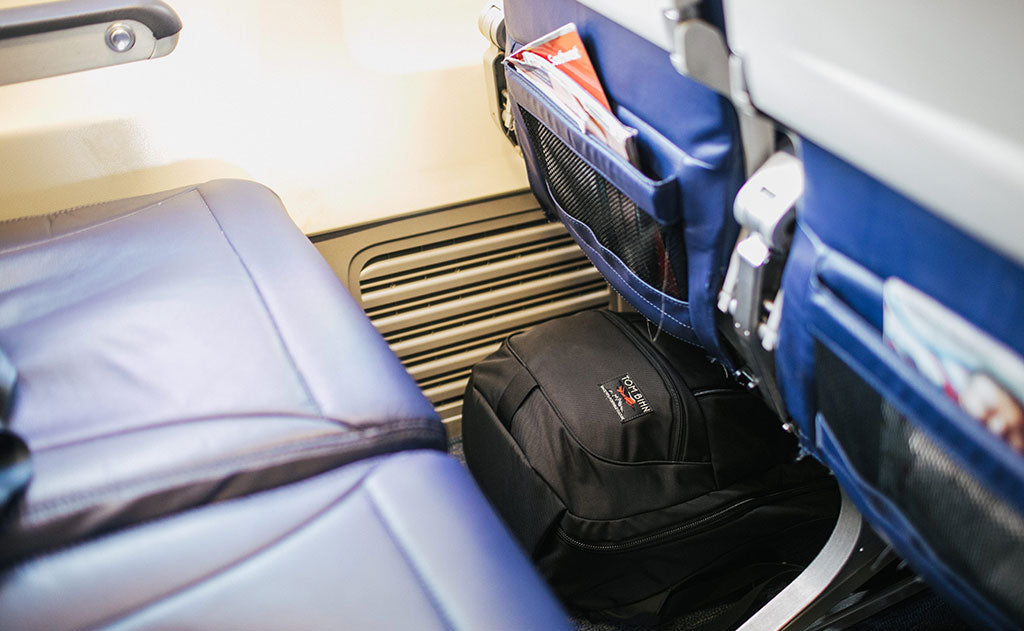 ^^The Synik 30 under an airline seat.