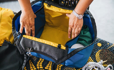 lifestyle visible^^Empty main compartment of the Truckasana.