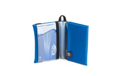 visible variant TB1280-IJ^^The Size 4 Nik's Minimalist Wallet in Island (blue) 210 Ballistic.